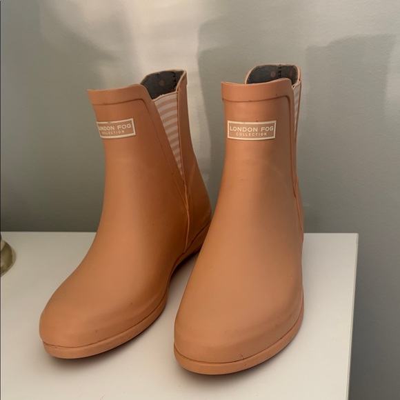 London Fog Shoes - London Fog Blush Women's Ankle Rain Boots